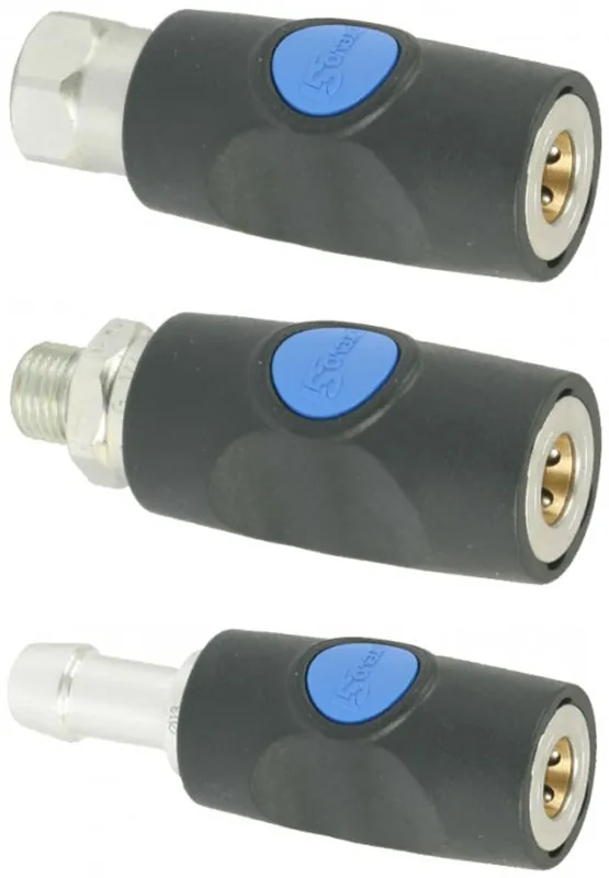 Weekendaanbieding Prevost ISI-08 Snelkoppeling 8mm - Blauwe drukknop