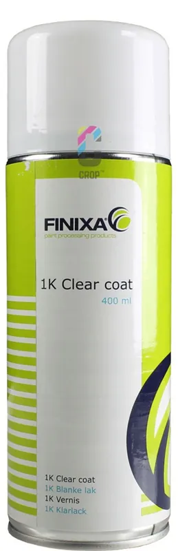 Nieuw FINIXA 1K Blanke Lak in Spuitbus - Hoogglans