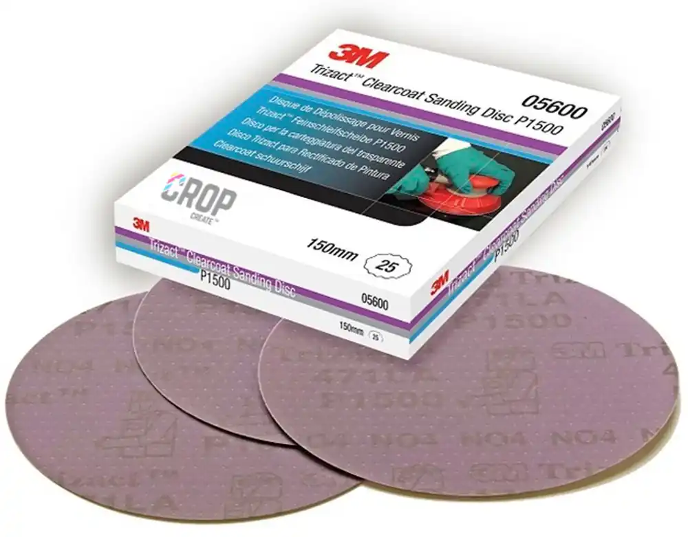 3M Trizact 471LA Schuurschijf P1500 - 25 stuks Op = Op