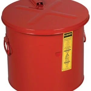 JUSTRITE Dompeltank Metaal - ROOD 30 liter Laatste Versie