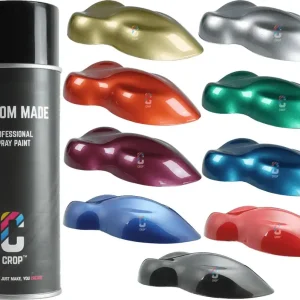Betaalbaar CROP Metallic Lak in Spuitbus 400ml - Professional Spray
