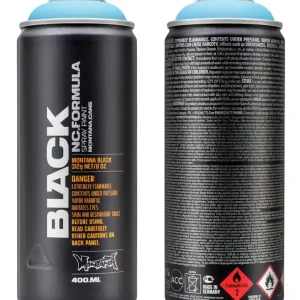Populair Montana BLACK 5020 Baby Blue spuitbus 400ml