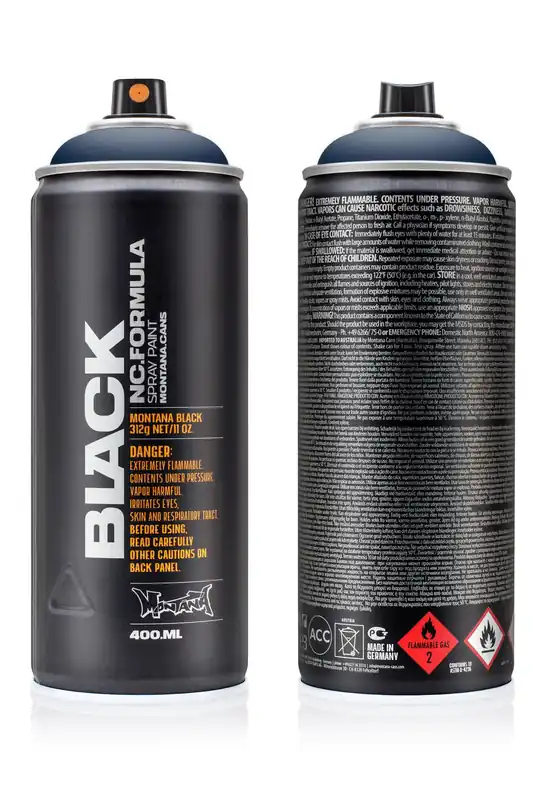 Montana BLACK 5092 Dark Indigo spuitbus 400ml Dagaanbieding
