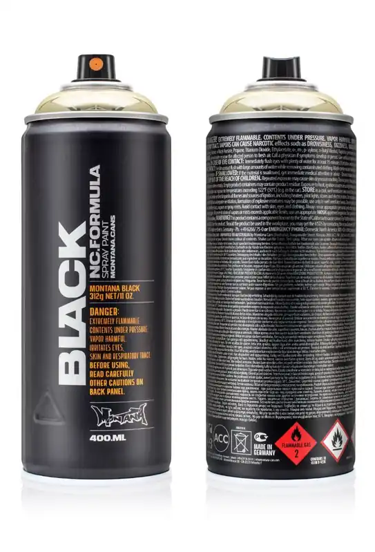 Montana BLACK Goldchrome spuitbus 400ml Meest Verkocht