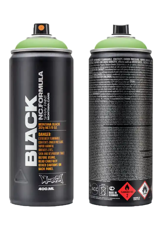 Montana BLACK IN6000 Infra Green spuitbus 400ml Tijdelijk Beschikbaar