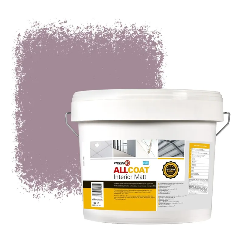 Zinsser Allcoat Interior Muurverf RAL 4009 Pastelviolet - 10 liter Shop Nu