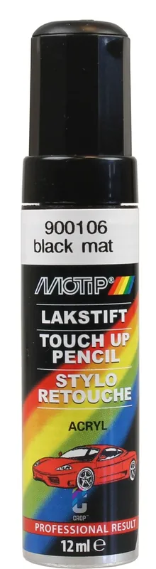 Lage Prijs MoTip 900106 Lakstift Zwart Mat 12ml