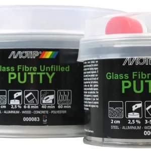 MoTip 2K Polyester Glasvezelplamuur + Verharder Nieuw