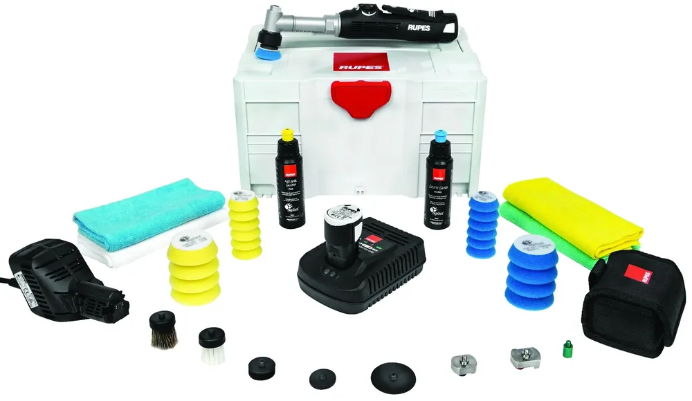 Weekendaanbieding RUPES iBrid Nano BigFoot Polijstmachine Long-Neck - LUX-Set