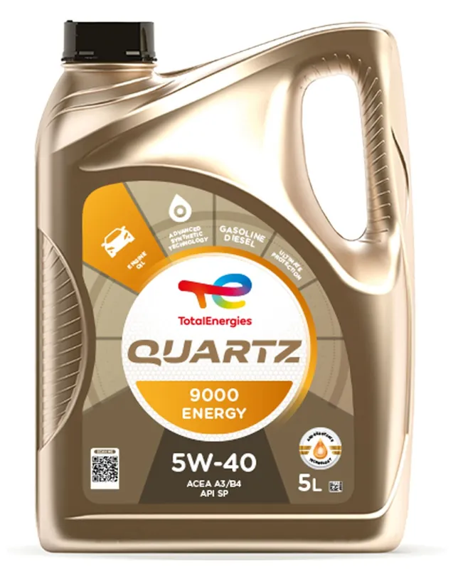 Total Quartz 9000 Energy 5w40 motorolie 5 liter Actieprijs
