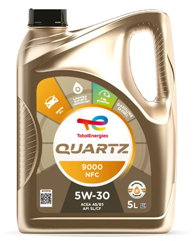 Total Quartz 9000 NFC 5w30 motorolie 5 liter Bestseller