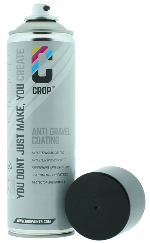 CROP Bodyschutz - Underbody Coating ZWART spuitbus 500ml Hoge Kwaliteit