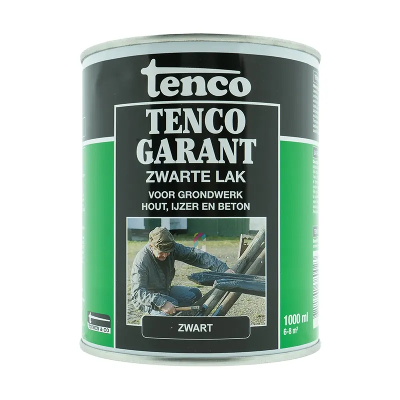 Laatste Versie Tenco Garant Zwarte Lak 1 liter