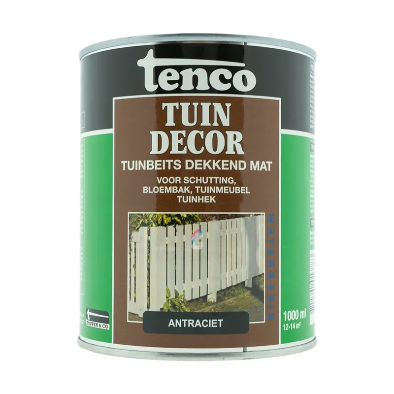 Tenco Tuindecor Antraciet Mat 1 liter Veilige Betaling