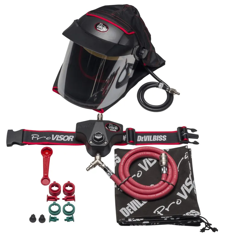 DeVilbiss PRO-VISOR Volgelaatsmasker PROV-650 Op = Op