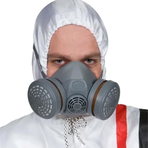 Koop Online COLAD Spuitmasker met actieve koolstoffilters in bewaardoos + extra filters