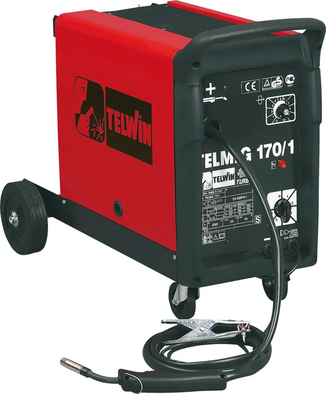 TELWIN TELMIG 170/1 Turbo MIG-MAG lasapparaat 30-160Amp Meest Verkocht