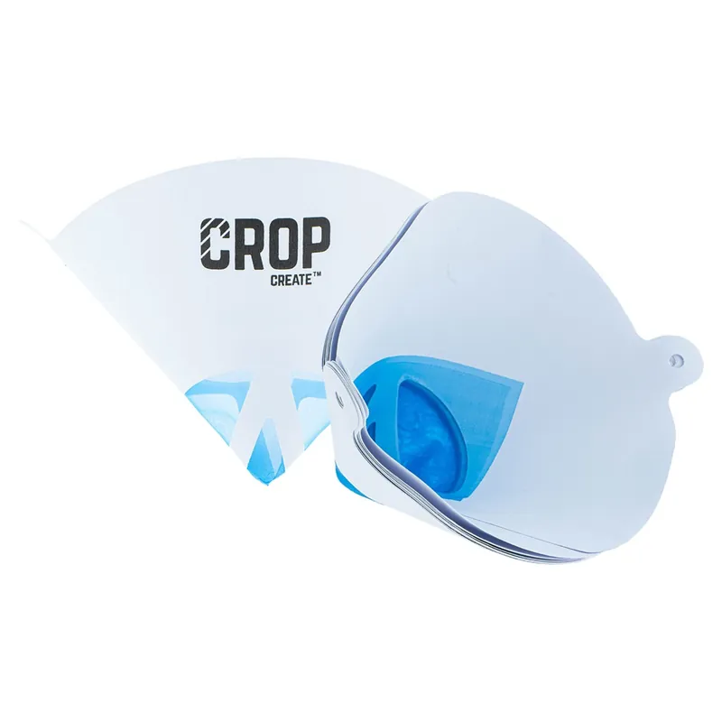 Express Levering CROP Verfzeef 125 micron BLAUW - 10 stuks