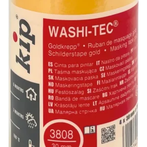 Kip 3808 Washi Tape Oranje Pocket - 4 stuks Laatste Versie
