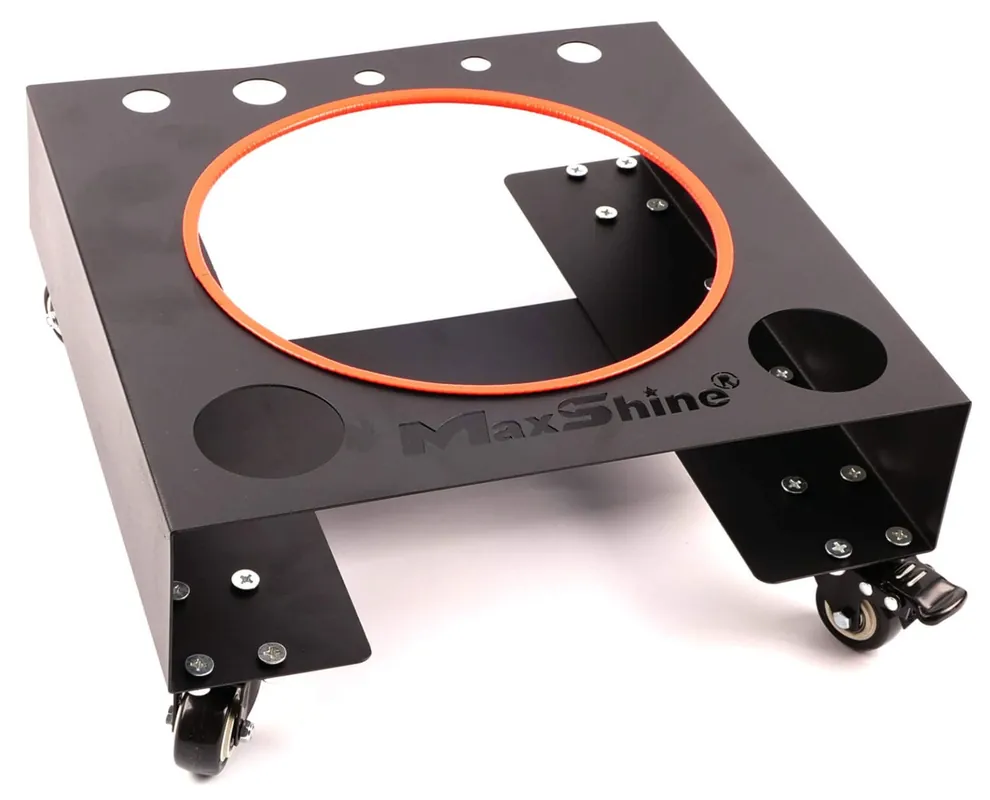 MaxShine Detailing Bucket Dolly - Zwart Metaal Finale Uitverkoop