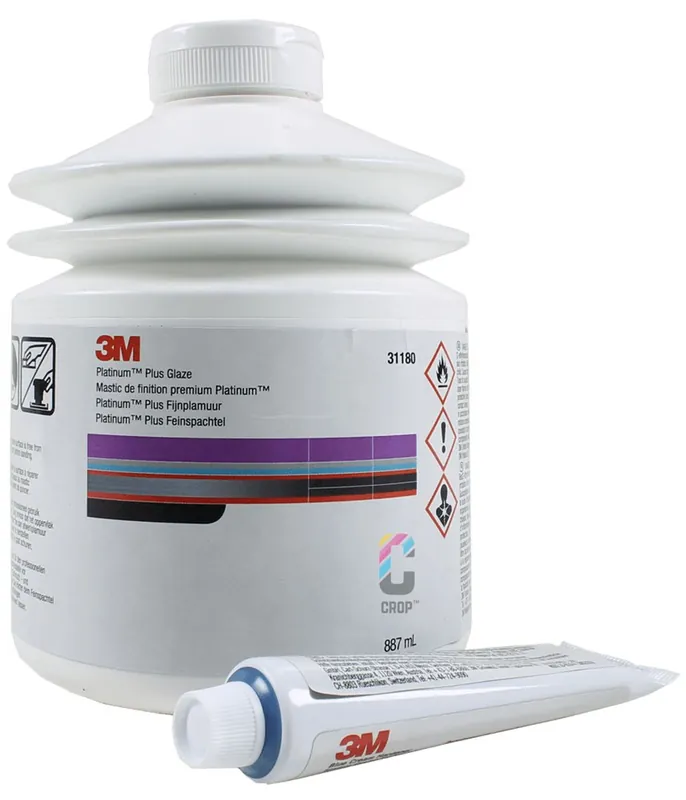 Uitverkoop 3M Platinum Plus 2K Afwerkingsplamuur + Verharder