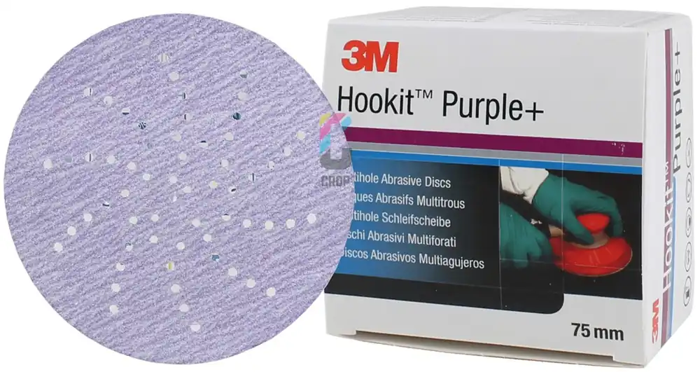 Betrouwbaar 3M Cubitron II Hookit Purple+ Schuurschijven 75mm Multihole - 50 stuks