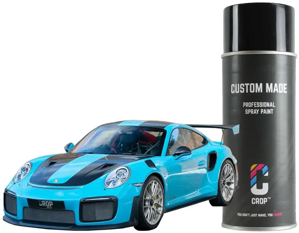 Porsche RS Miami Blue Lak in Spuitbus Beperkte Voorraad