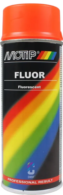 Lage Prijs MoTip Fluor Verf ROOD spuitbus 400ml