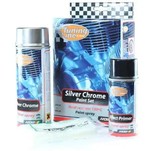 MoTip - Dupli Tuning Line Silver Chrome lak Set Hoge Kwaliteit