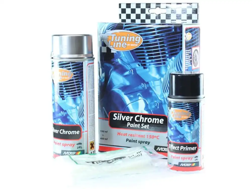 MoTip - Dupli Tuning Line Silver Chrome lak Set Hoge Kwaliteit