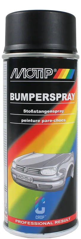 Premium MoTip Bumper Verf ZWART spuitbus 400ml