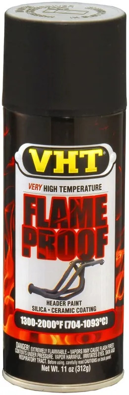 VHT Flameproof spuitbus - Uitlaat Verf ZWART - 400ml Goedkoop