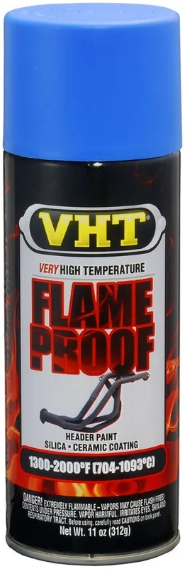 Koop Online VHT Flameproof spuitbus - Uitlaat Verf Blauw - 400ml