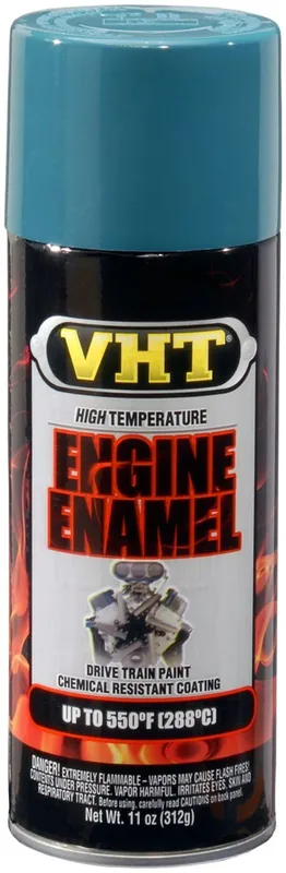 VHT Engine Enamel spuitbus - Motorblok Verf Early Chrysler blauw - 400ml Merkproduct
