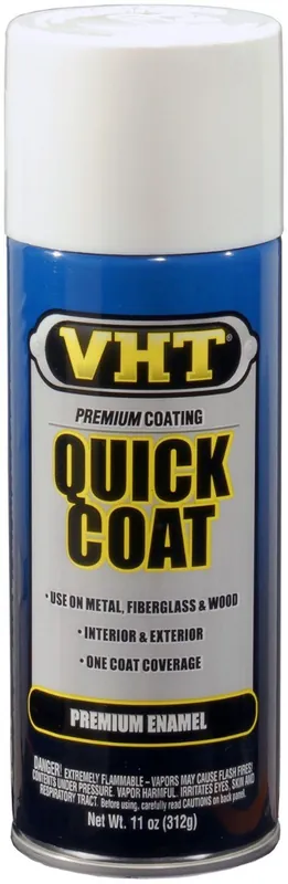 VHT Quick Coat verf spuitbus - Wit - 400ml Express Levering