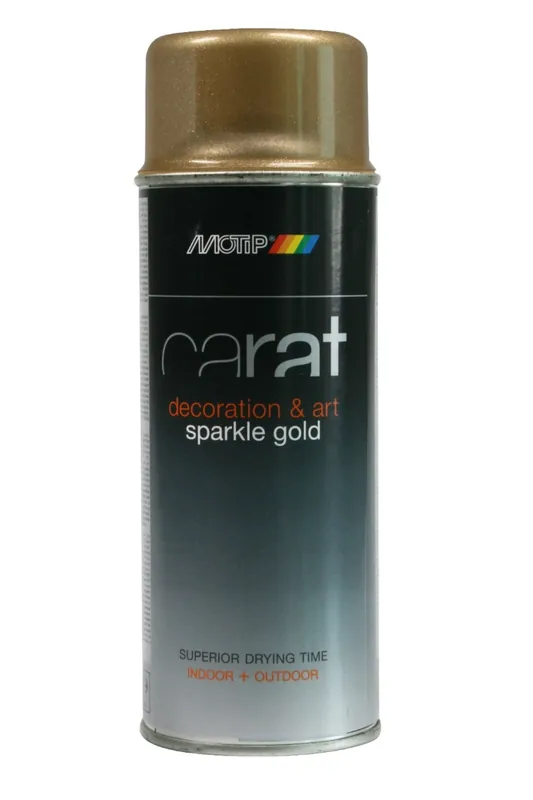 MoTip Carat Glitter Goud lak spuitbus 400ml Tijdelijk Beschikbaar