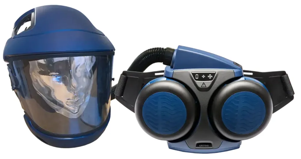 Sundstrom SR570 Volgelaatsmasker + SR500 Accu-Aanblaasunit Voordeelprijs