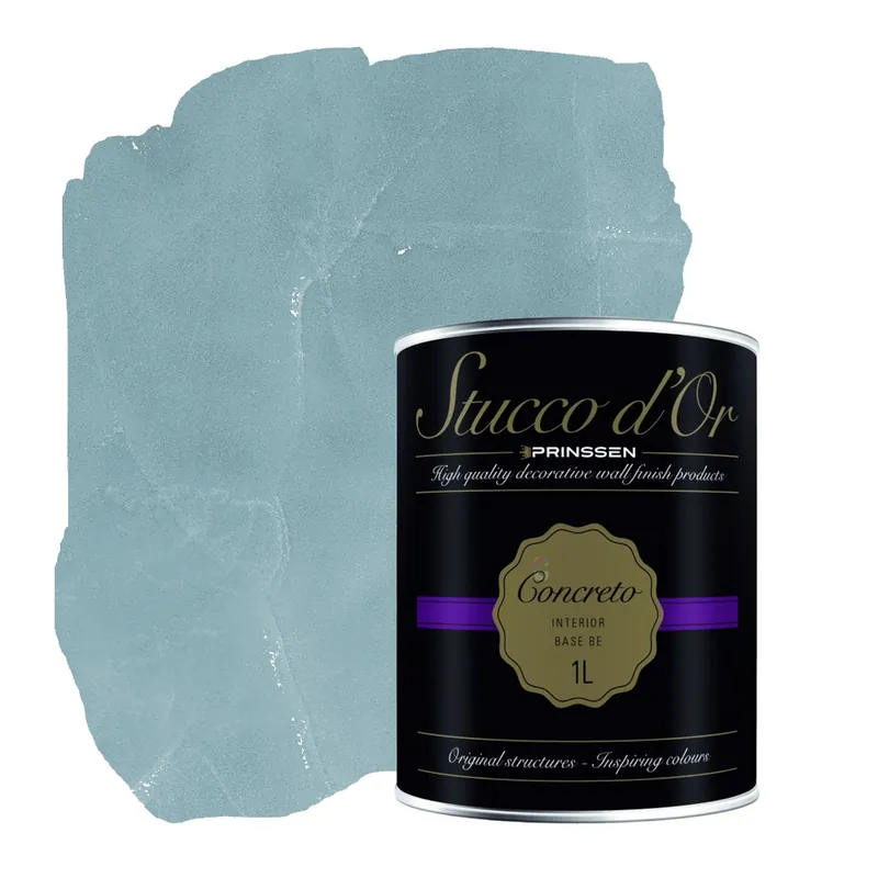 Direct Verzonden Stucco d'Or Concreto Arctic Grey Betonlookverf - 1 liter
