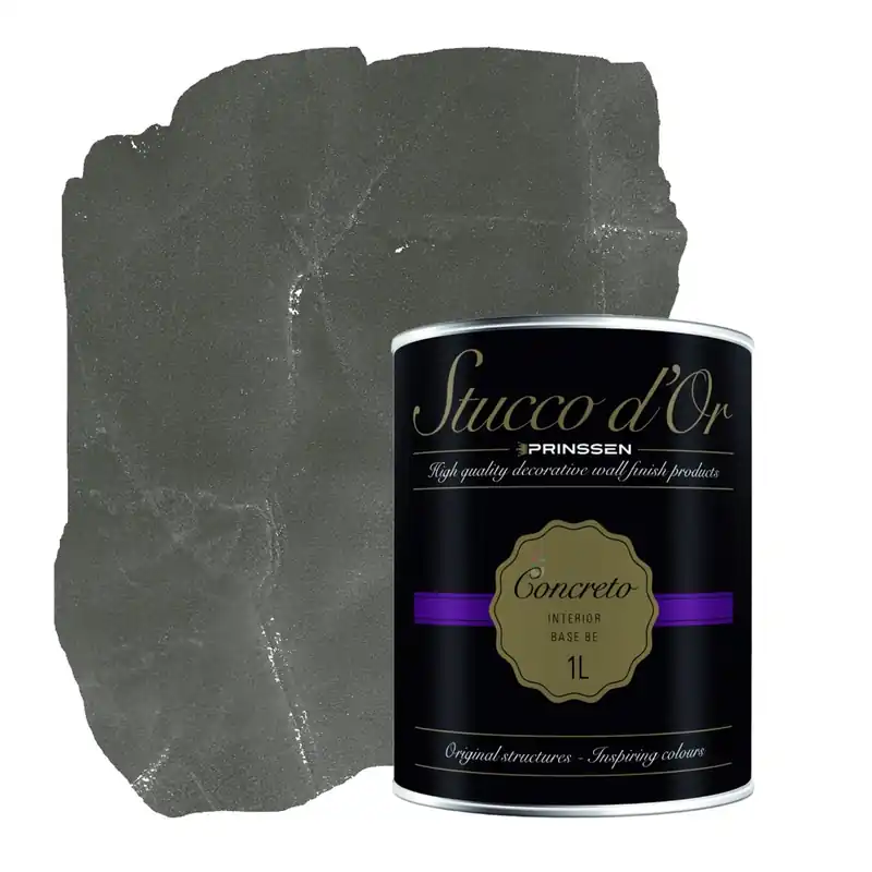Lage Prijs Stucco d'Or Concreto Rustic Grey Betonlookverf - 1 liter
