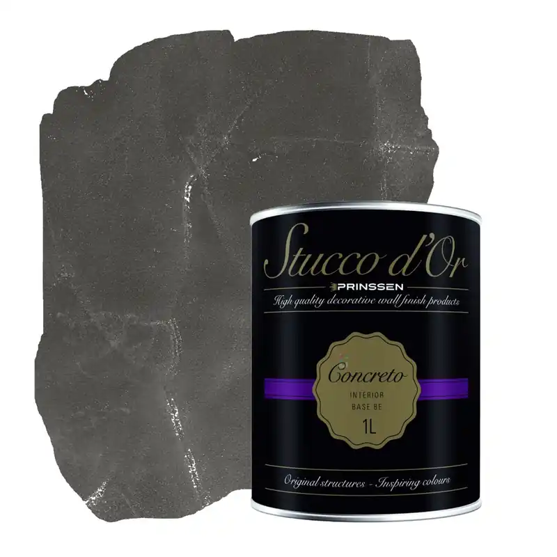 Stucco d'Or Concreto Classic Brown Betonlookverf - 1 liter Nu Kopen