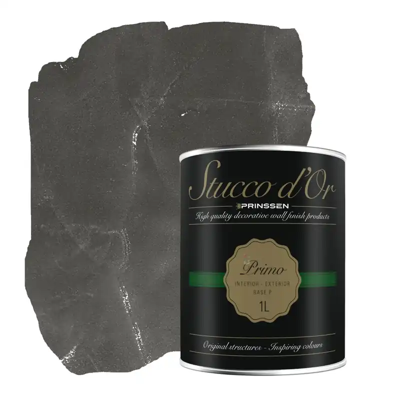 Hete Deal Stucco d'Or Primo Classic Brown Betonlookverf Primer - 1 liter