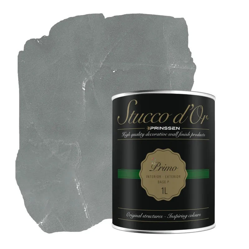 Beperkte Voorraad Stucco d'Or Primo Loft Dark Grey Betonlookverf Primer - 1 liter