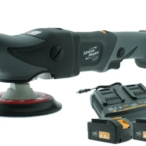 ShineMate EB251-6 Roterende Accu Polijstmachine 125mm + 2 accu's & acculader Speciale Aanbieding