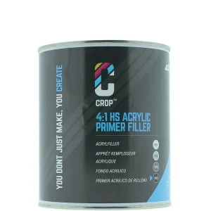 CROP 2K HS Acryl Primer Filler ZWART VS5 - Blik 1 liter Bestel Nu