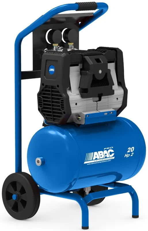 Veilige Betaling ABAC HOCKENHEIM OS20P Stille Compressor Olievrij 20 liter - 9 bar