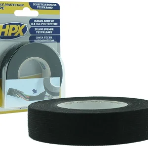 HPX Linnen Tape ZWART 19mm - 10 meter Goedkoop