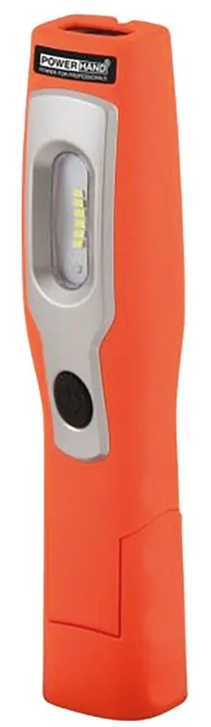 Laatste Versie POWERHAND Accu Looplamp ORANJE 350 Lumen