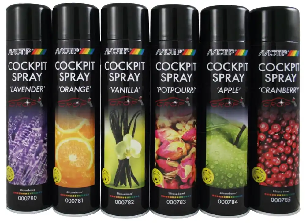 MoTip Car Care Black Cockpitspray High Gloss / Hoogglans met een geurtje / 600ml spuitbus Koop Vandaag