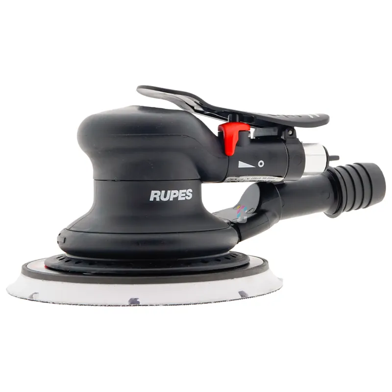 RUPES SKORPIO 3 Pneumatische Schuurmachine 150mm met Centrale Stofafzuiging - 6mm Excentrische Uitslag Express Levering