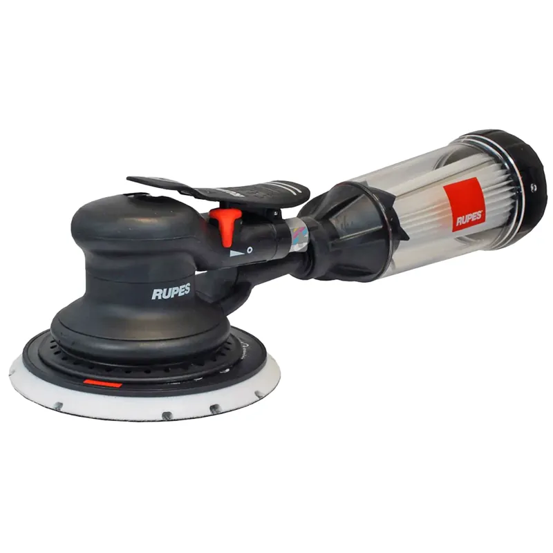 RUPES SKORPIO 3 Pneumatische Schuurmachine 150mm met Zelfextractie Stofafzuiging - 9mm Excentrische Uitslag Fabrieksprijs
